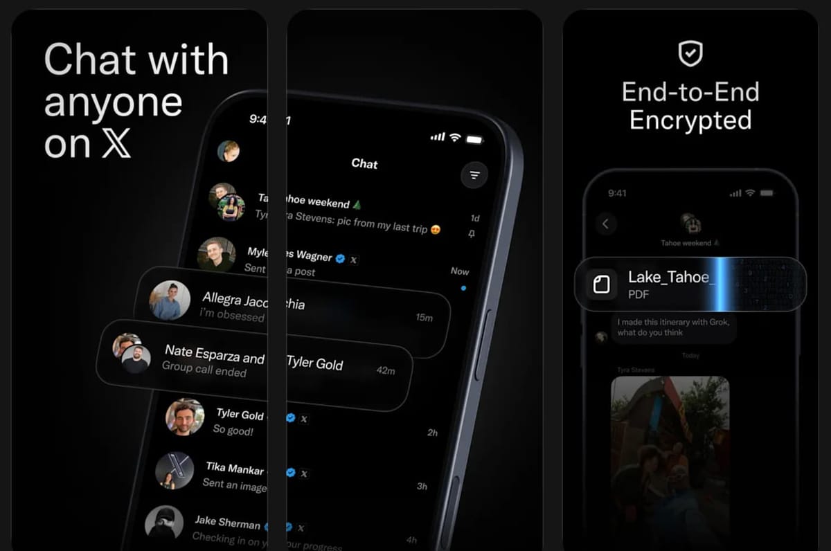 X, Yeni Mesajlaşma Uygulaması XChat'i Yakında Kullanıma Sunabilir