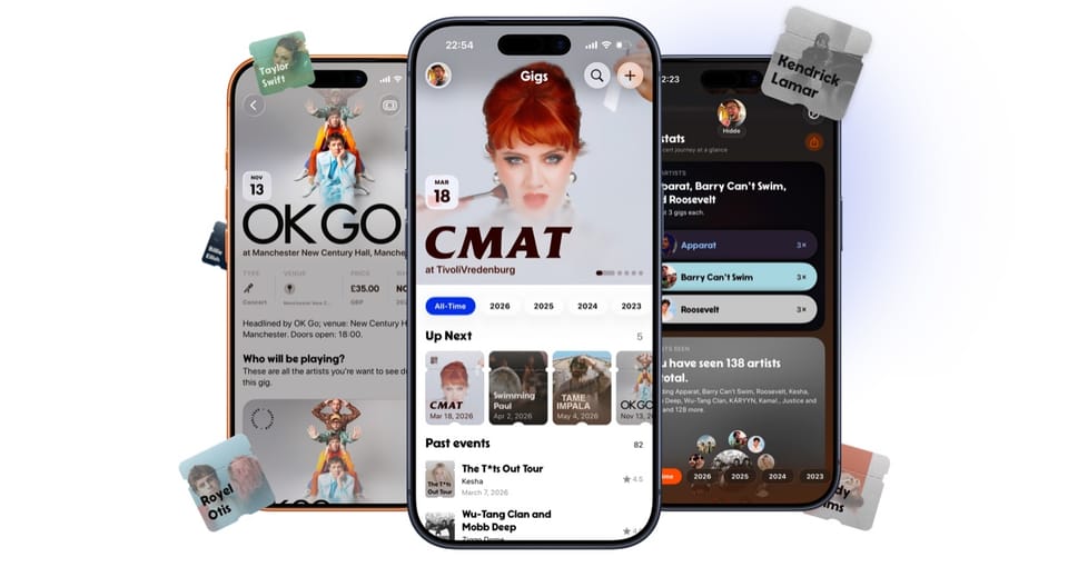 Gigs, iPhone Kullanıcılarının Konser Geçmişini Yapay Zeka ile Arşivliyor